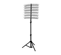 Supporto per extension per capelli regolabile in altezza con 120 mollette per intrecciare i capelli, regolabile in altezza, con accessori per intrecciare gli stilisti