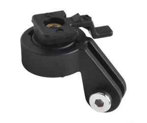 Supporto per fanale da bicicletta, adattatore per CATEYE VOLT300 per t400 700 800 1000 AMPP 500 800 1000, supporto per manubrio anteriore, in plastica nera, tipo A