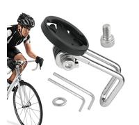 Supporto per fanale da forcella per bicicletta, base di supporto anteriore, struttura di posizionamento regolabile, aspetto sottile, forte componente di fissaggio, illuminazione affidabile