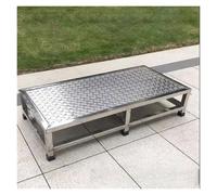 Supporto Per Fardaggio In Acciaio Inossidabile, Stoccaggio Monostrato, Supporti Pavimento Cucina Per Servizi Alimentari Commerciali, Ristoranti, Panetterie, Negozi E Garages(120x50x20cm)