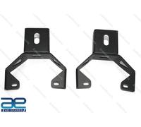 AEspares Coppia Staffa Faretto Nebbia Per royal enfield Interceptor 650 GEc Nero