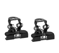 Supporto per fari auto 2 pezzi di staffa montaggio per barra fissaggio per fari da lavoro a LED, base per faretti cofano per auto fuoristrada 4x4(B)