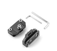 Supporto per fari auto Adatto per luci di lavoro a LED fuoristrada ausiliarie/a per camion,berline, staffe e morsetti per a Staffa di Fari Universale(Black)