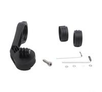 Supporto per faro per computer da bici per Garmin Edge per Igpsport per Blackbird Series con design a doppio montaggio in colore nero
