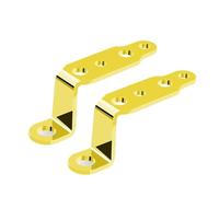Supporto per faro per moto modificato, specchietto retrovisore per auto, lampada, faretto, estensione, accessori per auto faro per lampadina Staffe Supporto Faretti(2PCS Gold)