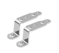 Supporto per faro per moto modificato, specchietto retrovisore per auto, lampada, faretto, estensione, accessori per auto faro per lampadina Staffe Supporto Faretti(2PCS Silver)