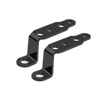 Supporto per faro per moto modificato, specchietto retrovisore per auto, lampada, faretto, estensione, accessori per auto supporto adattatore(2PCS Black)