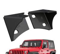 Supporto per faro per parabrezza, cerniera e supporto per tutto il territorio, 2 pezzi, stabile per faro sul parabrezza | Per fari LED Lavoro Automobile Veicolo Quad