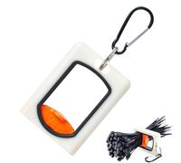 Supporto per fascette per cavi leggero, organizer per fascette con cerniera, supporto per fascette per cavi, strumento di archiviazione per cavi di dimensioni compatte per campeggio,