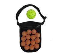 Supporto per fascia per palline da tennis, in rete,Supporto per pickleball con design a rete in tessuto Oxford resistente al sudore | Supporto per fascia a sfera regolabile multifunzionale, in vita pe