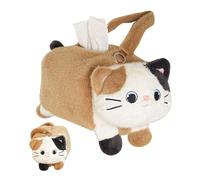 Supporto per fazzoletti per auto | supporto in peluche per fazzoletti in auto, bambola di peluche, per il veicolo, organizer per lo spazio per camion, SUV berlina, poggiatesta bracciolo