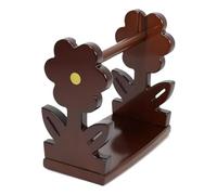Supporto per filati, in legno, multiuso, per lavori a maglia, da cucito con base stabile, organizer per lavori all'uncinetto, casa, ufficio, studio, compleanni, vacanze, Natale, coraggio