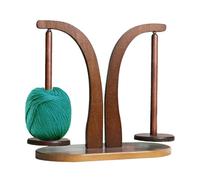 Supporto per filati per uncinetto, 17,5 x 17,5 cm, organizer per filati senza grovigli, liscio, base antiscivolo, flusso di filo senza sforzo per lavori a maglia e all'uncinetto, sessioni di