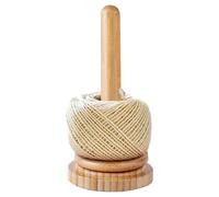 Supporto per filati per uncinetto - Rack per bobine per la casa | Per uncinetto Egli Filato per maglieria sacchetto di filato per uncinetto ciotola di legno portatile supporto maglia