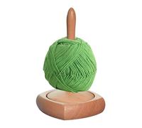 Supporto per filo all'uncinetto, strumento per filati, strumento per intrecciare filo in legno, portatile, per avvolgere casa, studio, lavoro, tessitura, hobby, artigianato, uncinetto e ricamo