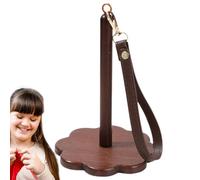 Supporto per filo da polso | Porta filo rotante portatile in legno con cinghie - Strumento manuale ergonomico per lavorare a maglia l'uncinetto 'intreccio