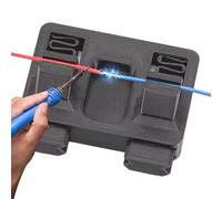 Supporto per filo di saldatura con base magnetica, strumento di saldatura a terza mano, bracci girevoli a 360° con clip a, base ponderata resistente e supporto per saldatore, per