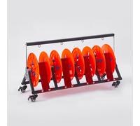 Supporto per Filo Elettrico Pesante con Ruote, Dispenser Professionale | Supporto per Bobine di Cavi Robusto con Ruote, Dispenser Professionale per Bobine di Grandi Dimensioni