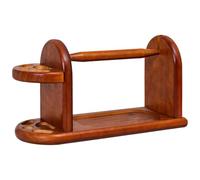 Supporto per filo in legno con avvolgitore per palline rotante, base magnetica per maglieria e organizer per riporre i filati