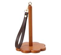 Supporto per filo per supporto per filo da polso in legno all'uncinetto con supporto per filo portatile da polso per il premitore per filo per maglieria dispenser per corda evita grovigli di filo p