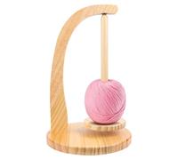 Supporto per filo portatile in legno, avvolgitore per lana, supporto per gomitoli di lana, supporto per gomitoli di lana in legno, supporto per palline di filo fatto a mano, per lavori a maglia