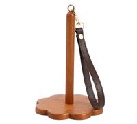 Supporto per filo portatile per uncinetto - Supporto per armari - Supporto per filato, strumento ergonomico per lavorare a maglia | Il supporto per filo ruota con in legno portatile, strumento