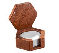 Supporto per filtro da caffè in legno - dispenser magnetico per coperchio in cucina, con custodia rigida affidabile | Organizer per filtro del caffè per sala da pranzo, caffetteria, piano di lavoro