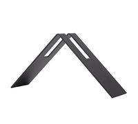 Supporto per filtro da caffè, supporto per filtro da caffè in acciaio inox, supporto per carta da caffè a forma di cono, accessori per caffè (nero)