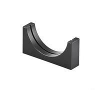 Supporto per filtro del caffè in alluminio per disco espresso per 51 54 58 mm, migliora la funzione della testina supportando il filtro del caffè (nero 1 cinghia)