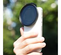 Supporto per filtro del telefono da 67mm, Clip per filtro obiettivo filettato per telefono con attacco a freddo, 67mm clip su supporto adattatore per filtro obiettivo del