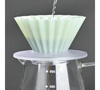 Supporto per filtro per caffè decorativo, creativo, trasparente e satinato