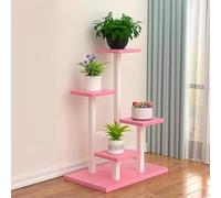Supporto per Fiori in Metallo a 5 Livelli per Piante da Interno e da Esterno, Robusto scaffale per Piante per Soggiorno, Balcone, Giardino e terrazza, Contiene Una Varie