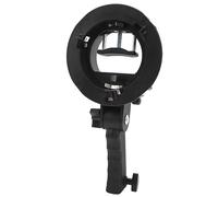 Supporto per Flash, Manico Grande Regolabile Forte espandibilità Controllo 'inclinazione Flessibile Staffa di Tipo S Stabile per Flash Esterno