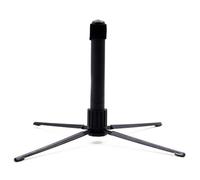 Supporto per flauto portatile Liyafy, supporto pieghevole in metallo, supporto a 4 gambe, accessorio per strumento a fiato, nero