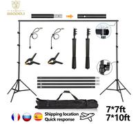Supporto per fondale per studio fotografico Supporto per sfondo per studio video fotografico Kit di sistema di supporto per fondale Kit di luci per telaio per mensola paesaggistica