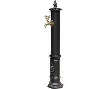Supporto per fontana e tubo flessibile da esterno in stile vintage, migliora l'estetica del patio, del giardino e della fattoria con un design durevole