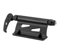 Supporto per forcella della bici per auto e SUV, supporto a sgancio rapido, staffa in lega di alluminio, rack portatile per mountain bike e bici da strada, resistente ai graffi, nero (nero)