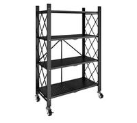 Supporto per forno a microonde arrotolabile con contenitore, carrello in metallo su ruote per forno a microonde per cucina salvaspazio