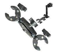 Supporto Per Fotocamera A Morsetto Antiscivolo Per Impieghi Gravosi E | Morsetto A Granchio Da Manubrio Con Fotocamera per Studio, Garage, Scrivania, Officina, Pista, Strada e