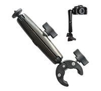 Supporto Per Fotocamera A Morsetto Universale Doppia Testa Antiscivolo Ad | Morsetto A Granchio Da Manubrio Con Fotocamera Per Autostrada, Strada, Pista, Studio, Garage, Officina e