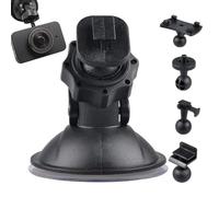 Supporto per fotocamera da auto, staffa girevole a ventosa, supporto di ricambio per telecamera da cruscotto, per vlogging, riprese, guida, viaggi, pendolari, camion, camper, SUV