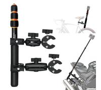 Supporto per fotocamera da moto compatibile con Insta360 X5-X, manubrio resistente con doppio morsetto con bastone invisibile per selfie da 109,2 cm, compatibile con DJI Osmo 360 per UTV, ATV, POV