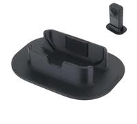 Supporto per fotocamera da tavolo Insta360 X6, base antiscivolo in silicone | Morbido silicone, 8,10 x 5,69 x 2 cm, nero/bianco, porta di ricarica aperta e porta batteria, base antiribaltamento allargata