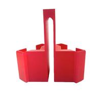 Supporto per fotocamera da tennis, materiale stampato in 3D, 16,5 x 9 x 17 cm, supporto per telefono a due prospettive, supporto per telefono con recinzione laterale, supporto per telefono stampato in