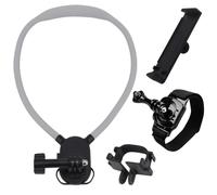 Supporto per fotocamera in prima persona per Insta360 Luna Ultra, adattatore per telecomando con tracolla e clip per zaino, accessori per vlogging POV a mani libere