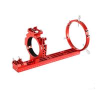 Supporto per fotocamera lavorato con precisione per fotocamere raffreddate ASI con morsetto ID da 78 mm per integrazione con anello telescopico astronomico (120 mm + 310 mm rosso)