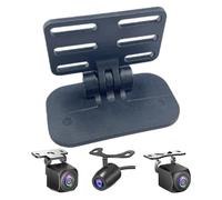Supporto per fotocamera posteriore - regolabile, non slip nero | Solto posteriore del dashcam universall per auto, camion, supporto per telecamera retrovisore adesivo sicuro per invertire