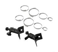 Supporto per fotocamera resistente per EufyCam S330 2C Pro, staffa di montaggio orientabile e inclinabile, accessorio per sorveglianza esterna, confezione da 2