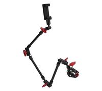 Supporto per Fotocamera Sopra la Testa, Supporto per Fotocamera Regolabile con Braccio Articolato Flessibile Rimovibile a 3 Sezioni, Filettatura da 1/4 di Pollice 3/8 di Pollice