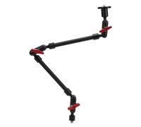 Supporto per Fotocamera Sopra la Testa, Supporto per Fotocamera Regolabile con Braccio Articolato Flessibile Rimovibile a 3 Sezioni, Filettatura da 1/4 di Pollice 3/8 di Pollice